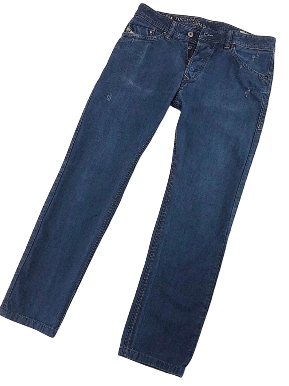 DIESEL Darron buttonfly blue jeans